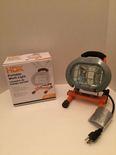 HDX Portable Halogen Work Light 250 Watt