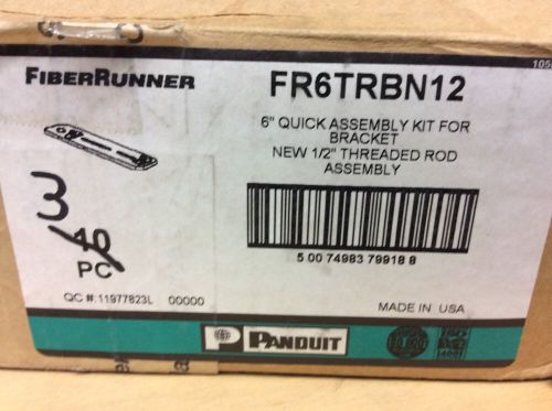 3 each Panduit  FR6TRBN12.    6 &#034; Quick assembly Kit