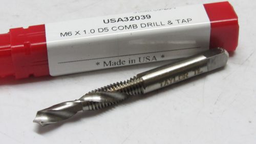 New taylor tool m6 x 1.0 d5 gh5 combination drill &amp; tap usa 32039 for sale
