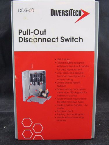 Diversitech Pull-Out Disconnect Switch DDS 60, New
