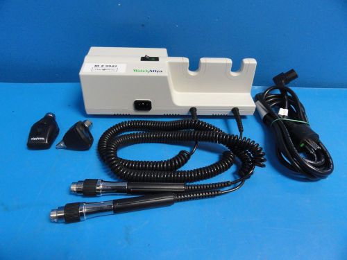 Welch allyn 767 series transformer w/ 25020 otoscope &amp;11720 ophthalmoscope head for sale