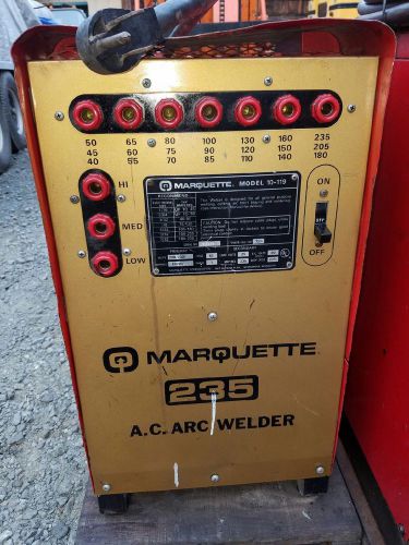 Marquette 235 AC Arc Welder