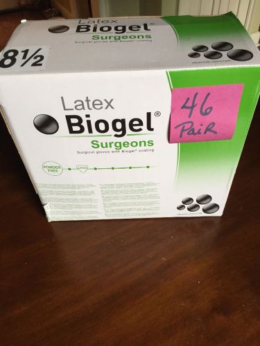 Biogel Surgeons Latex Surgical Gloves Size 8.5 - 46 Pair