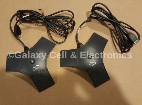 2 Cisco 2201-40140-001 External Microphones for 7937G Conference phone!