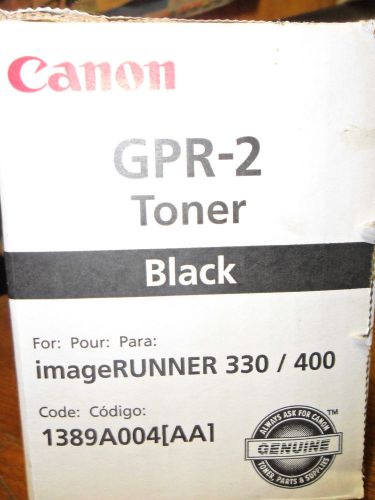 CANON GPR-2 Black toner IR-330-400 Digital copier;Yields:10.6K