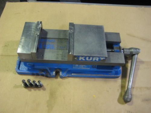 Kurt d675 anglock machine vise ----hard jaws--- vise handle for sale
