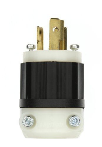 Leviton 4770-plc 15-amp, 277-volt, nema l7-15p, 2p, 3w, locking plug, industrial for sale