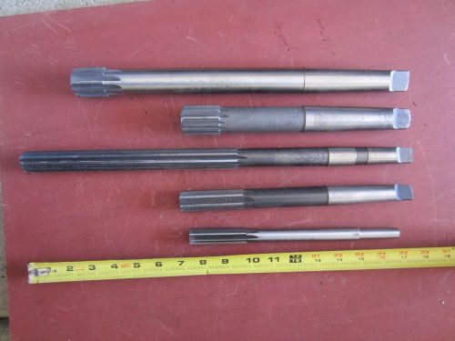 Lot of 5 Assorted Reamers 1 3/8&#034; 1&#034; &amp; Other