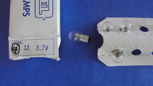 13 3.7V - QTY 4 - NEW MINATURE LAMPS HASKEL HASKELLITE