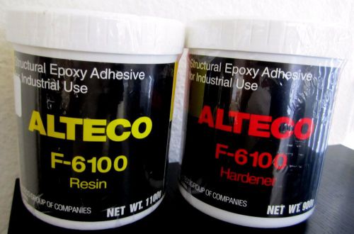 ALTECO F-6100 Structural Epoxy Adhesive Set   Resin &amp; Hardener