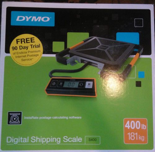 $249 dymo by pelouze s400 portable digital usb shipping scale 400 lb pel17761 for sale