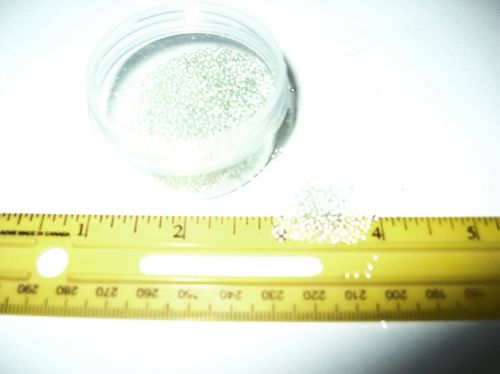 New- 1 pound clear borosilicate 1.3-1.7 mm small glass beads
