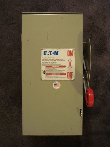 Eaton Heavy Duty DH361FRK 30 Amp 600 VAC Fusible Safety Switch Disconnect