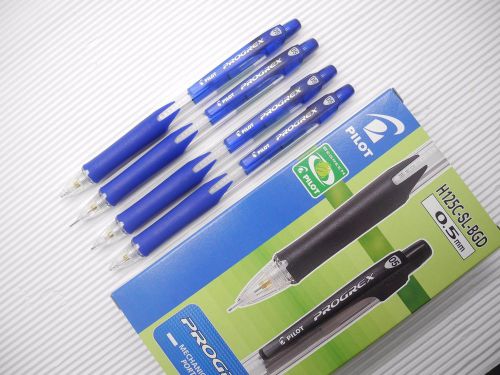 BLUE NEW 12pcs Pilot PROGREX H-125C 0.5mm mechanical pencil (Japan)