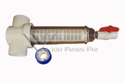 1.5-60F-F Polyester / Stainless Steel Sediment Trapper Filter with Flush Valve