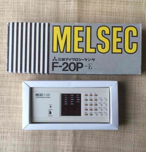 VINTAGE Mitsubishi Electric MELSEC F-20P-E Program Panel PLC Programmer w/ Box
