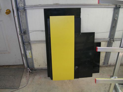 Yellow styrene polystyrene plastic sheet .060&#034; thick 12&#034; x 36&#034; for sale