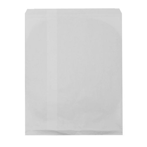 100 white kraft paper bags gift bags merchandise bags  12&#034;x 15&#034; for sale
