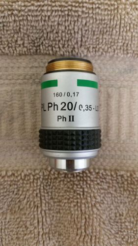 Hund SPL Ph 20/0,35 - LD Ph II 160/0,17 Microscope Objective