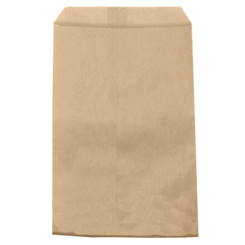 100 Brown Kraft Paper Bags Gift Bags Merchandise Bags  6&#034;x 9&#034;