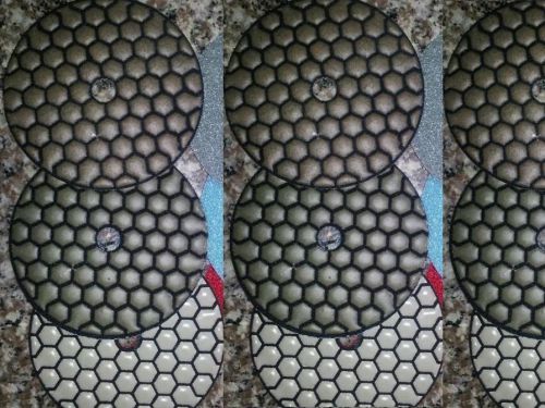 4 Inch 5 Inch DRY DIAMOND POLISHING Pad 40 Pieces Granite Marble Stone Concrete