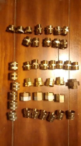 scrap brass new but outdated water hose fittings and more