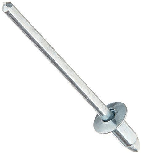Small parts zinc plated steel open end blind rivet with steel break pull for sale