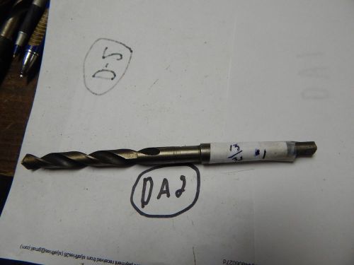 13/32&#034; x # 1 taper shank twist drill bit for sale