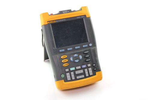 Fluke 196 ScopeMeter 1GS/s Dual-Input 100MHz HandHeld Color Oscilloscope Working