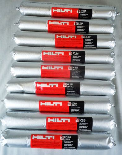 Lot of 9 20.2 Oz.(600 ml) Tubes of Hilti Silicone Firestop Sealant NOS