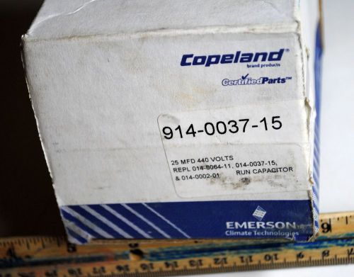 Copeland run capacitor 25x440 914003715 new in box for sale