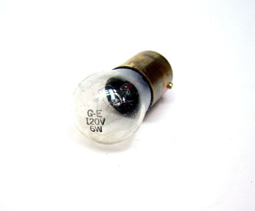 Vtg new s6 6w 120v light bulb bayonet indicator panel lamp incandescent 6s6dc for sale