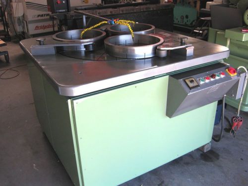 CLEVELAND 40&#034; SINGLE-SIDED OPEN FACE LAPPING LAPPER MACHINE. LOADED.VERY CLEAN!