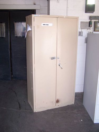 Stancraft 2 door/ 2  shelf - metal storage cabinet - pickup only! for sale