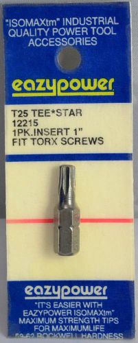 Eazypower Tools T25 TEE Star Insert 1&#034; Screw Driver Bit Torx 12215