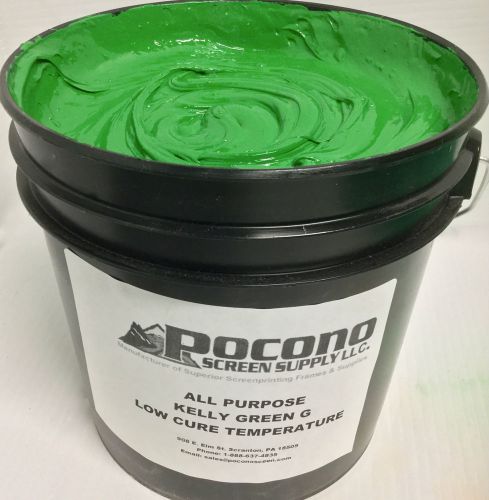 All Purpose Kelly Green Low Cure Temperature Ink (Gallon)