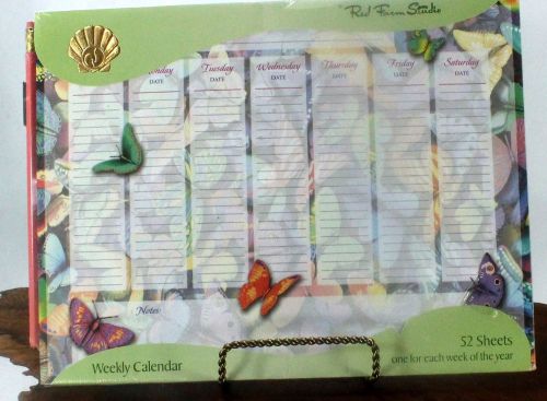 Butterflies Weekly Calendar Pad 52 sheets bbb245