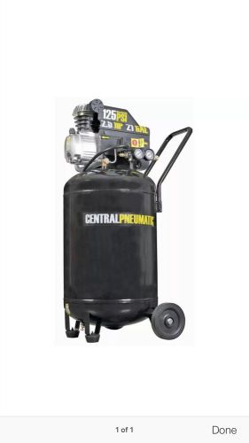 21 gallon 125 psi cast iron vertical air compressor 2.5 hp m portable free fedex for sale
