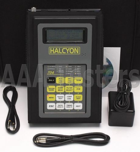 CXR Telecom Halcyon 704A-410 Basic Transmission Test Set 400 KHz 704 704A
