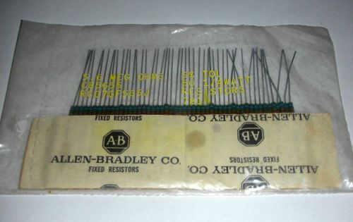 Allen Bradley 5.6M1/4 Watt 5% Carbon Composition Resistor - 50 Pieces