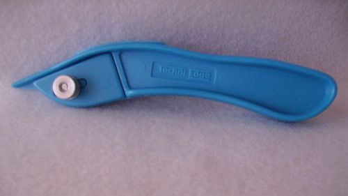 Techni edge carpet knife te03 970 durable blue plastic thumb finger grip area for sale