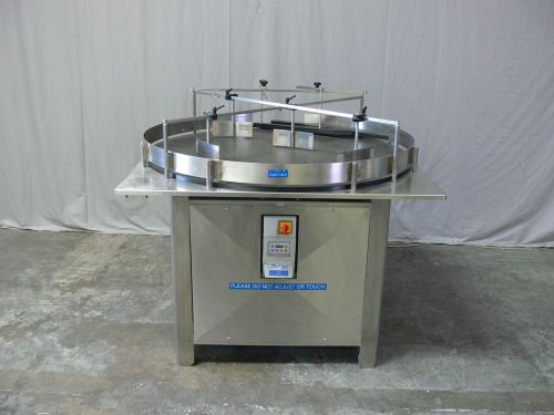 Stainless Steal 48&#034; Diameter Accumulation Turntable