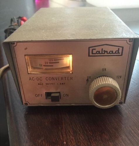 Vintage CALRAD  AC-DC  CONVERTER  P-832 With Leads