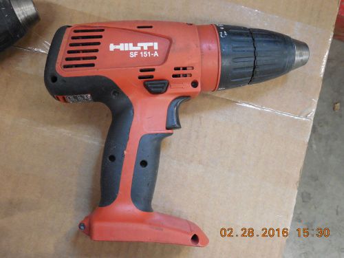 Hilti sf 151-a cordless 15.6v drill/driver bare tool used (876  ) for sale