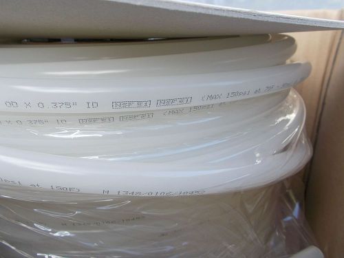 250Ft: LDPE 1/2&#034; ID .062&#034; wall 3/8&#034; Tube FOOD GRADE Natural 110 PSI LLDPE