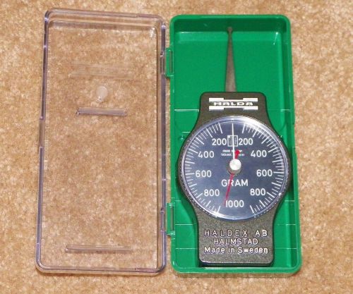 Halda Dynameter Force Tension Gauge 200gms to 1000gms with Case (NICE)