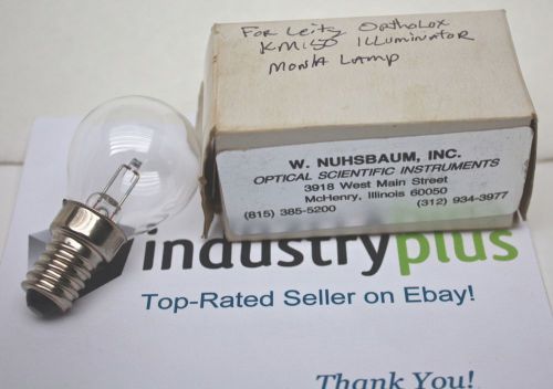 Nos microscope lamp bulb p8100 leitz ortholux km150 illuminator monla 6v5a leica for sale