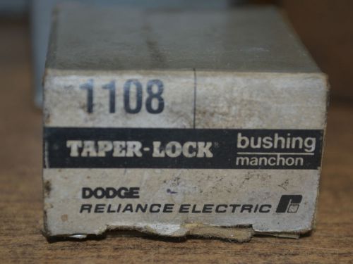 (10) dodge reliance electric manchon taper lock bushing 1108 for sale