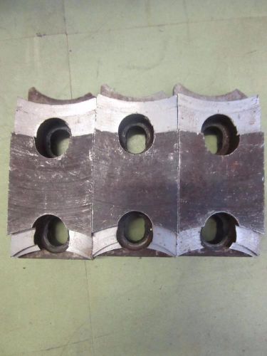 Reversible Hard Top Jaws Set of 3 Jaws 4 1/2&#034; by 1 1/2&#034;