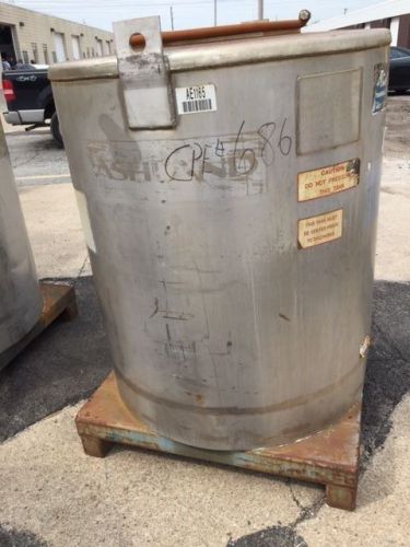 330 GALLON STAINLESS STEEL TANK TOTE MADE BY METALCRAFT TRANSTORE CPE# 686